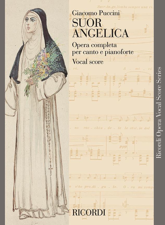 Suor Angelica - Vocal Score - árie pro zpěv a klavír